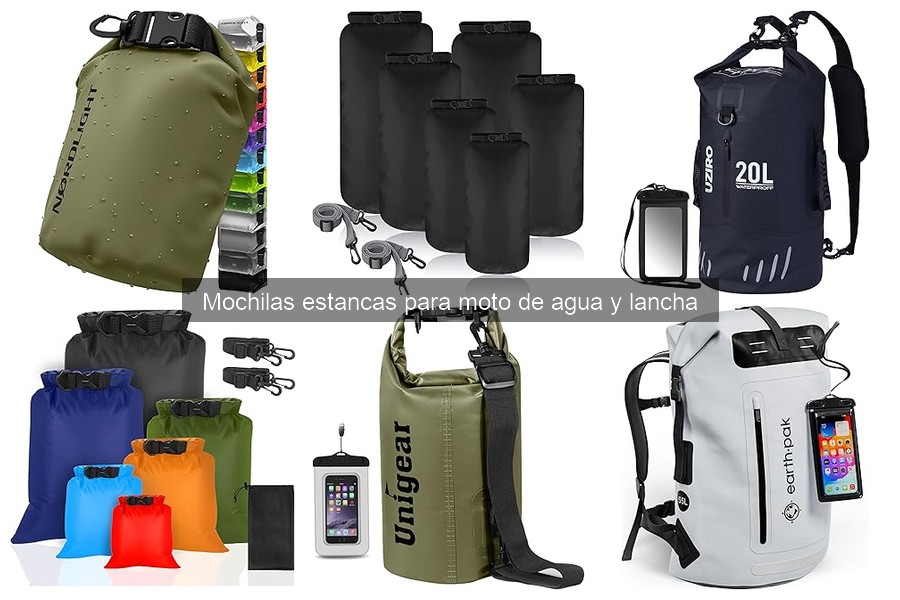 Mejores accesorios para complementar mochilas estancas