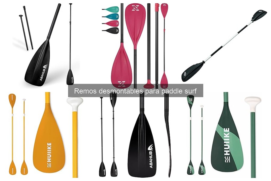 Mejores accesorios para remos desmontables en paddle surf