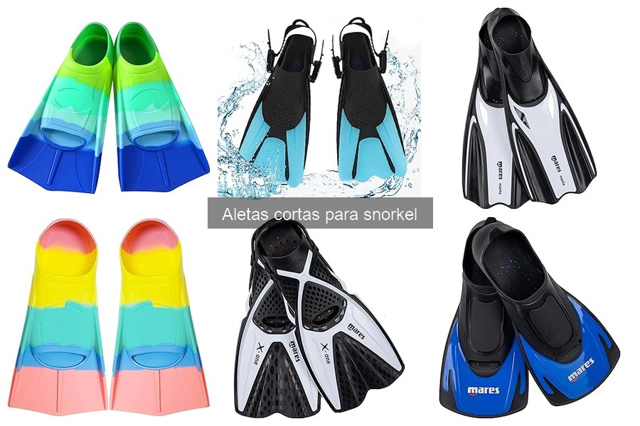 Mejores aletas cortas para snorkel 2023: comparativa