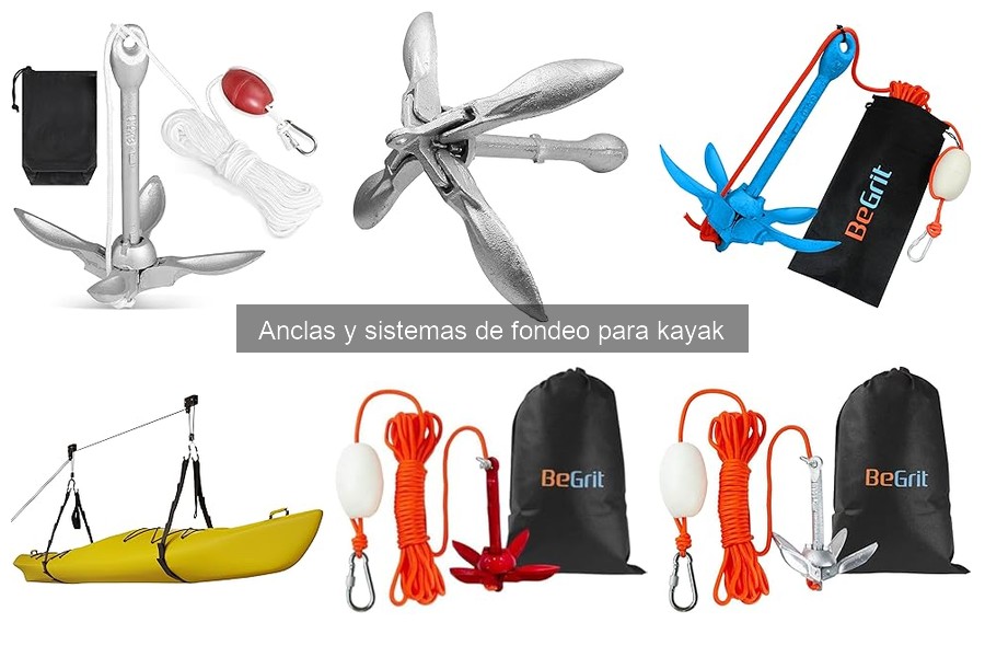 Mejores anclas para kayak en 2023: comparativa y opiniones