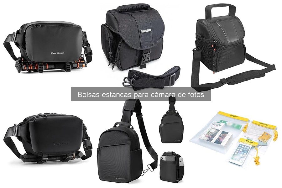 Mejores bolsas estancas para cámaras de fotos en deportes acuáticos