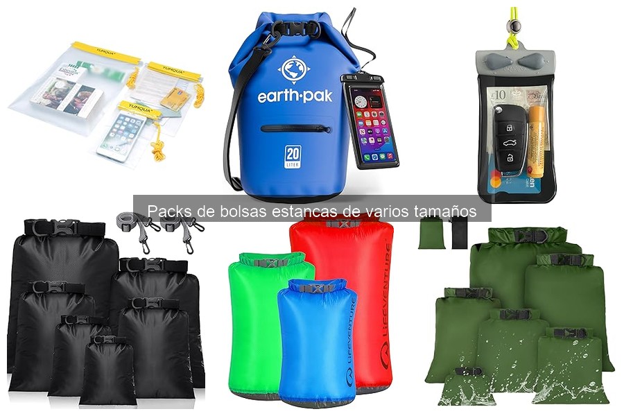 Mejores Bolsas Estancas para Kayak y Paddle Surf: Comparativa