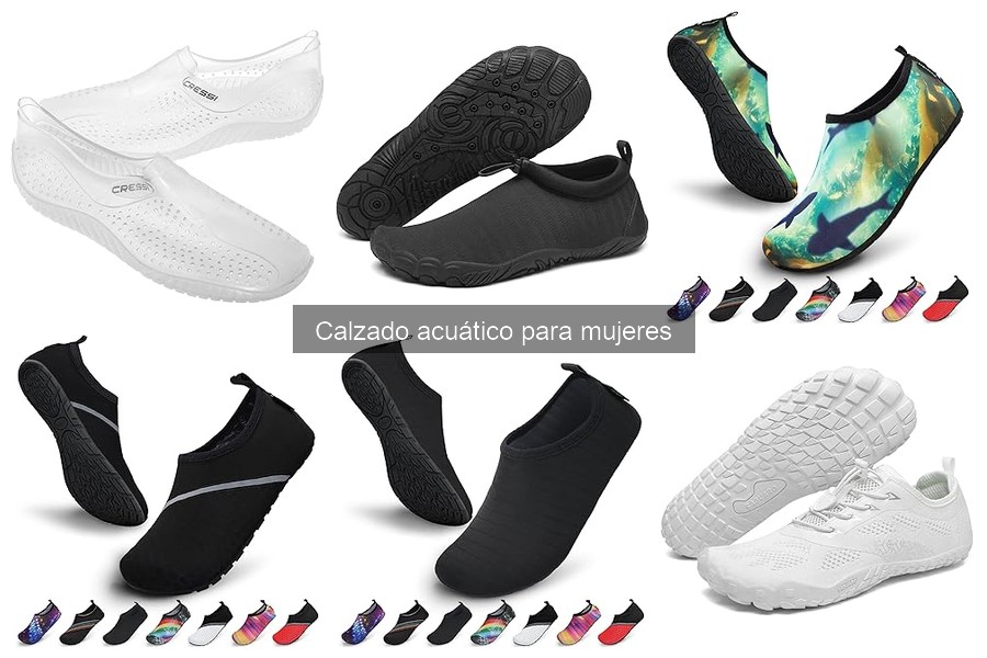 Mejores calzados acuáticos para mujeres: comparativa 2023