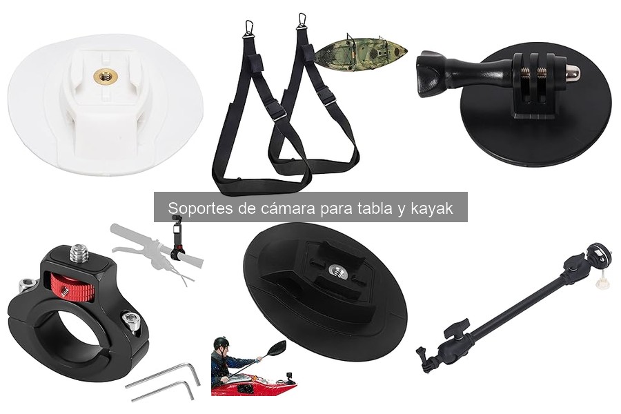 Mejores cámaras para soportes en paddle surf y kayak
