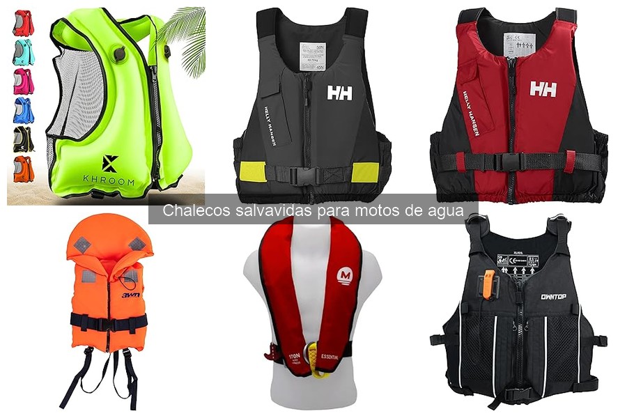 Mejores chalecos salvavidas para motos de agua 2023