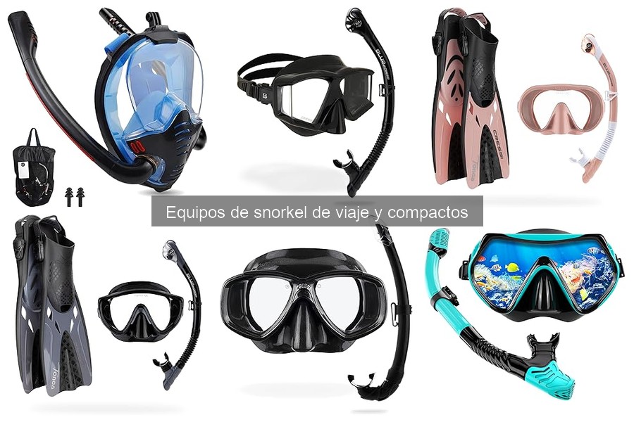 Mejores equipos de snorkel compactos para vacaciones