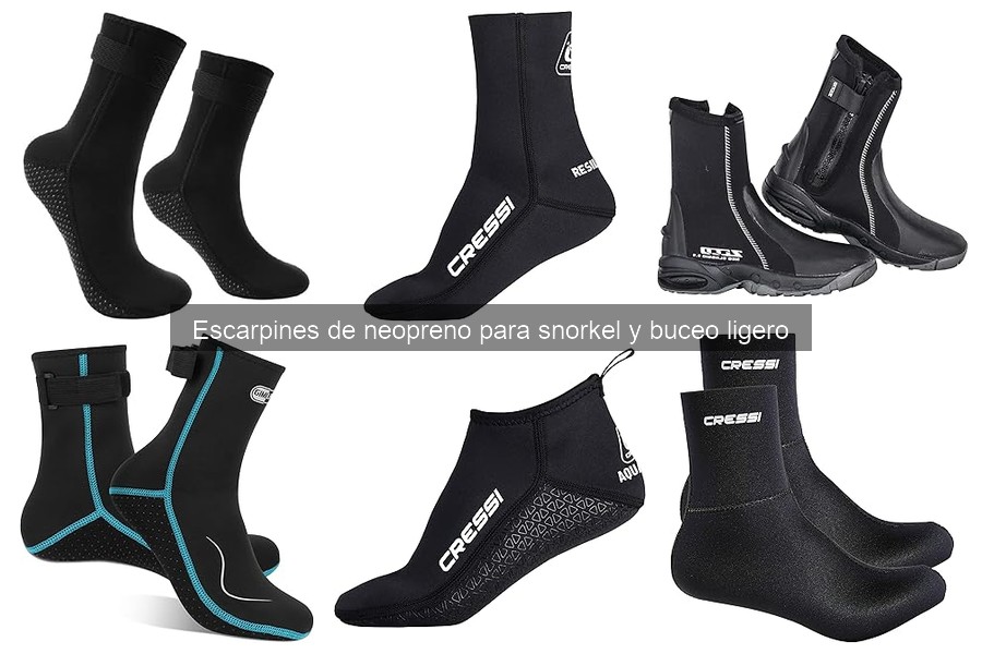 Mejores escarpines de neopreno para snorkel en 2023