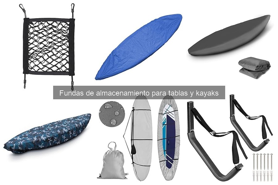 Mejores fundas de almacenamiento para kayaks y canoas