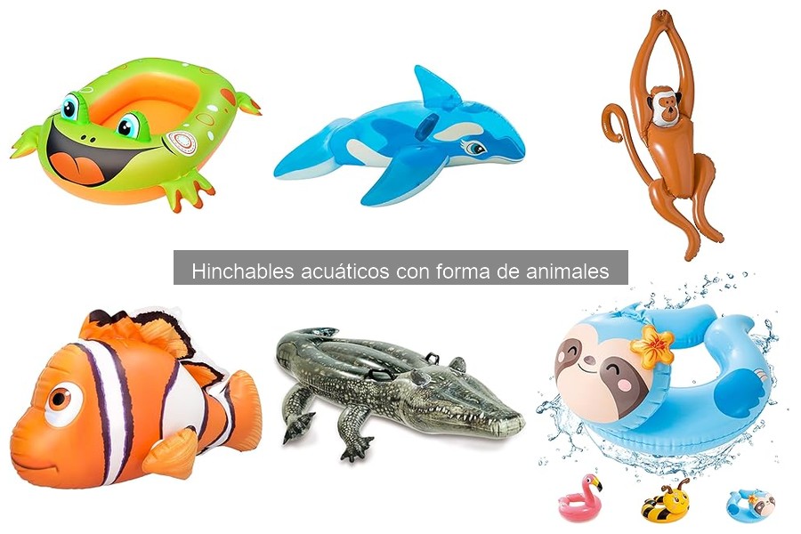 Mejores hinchables acuáticos con forma de animales para adultos