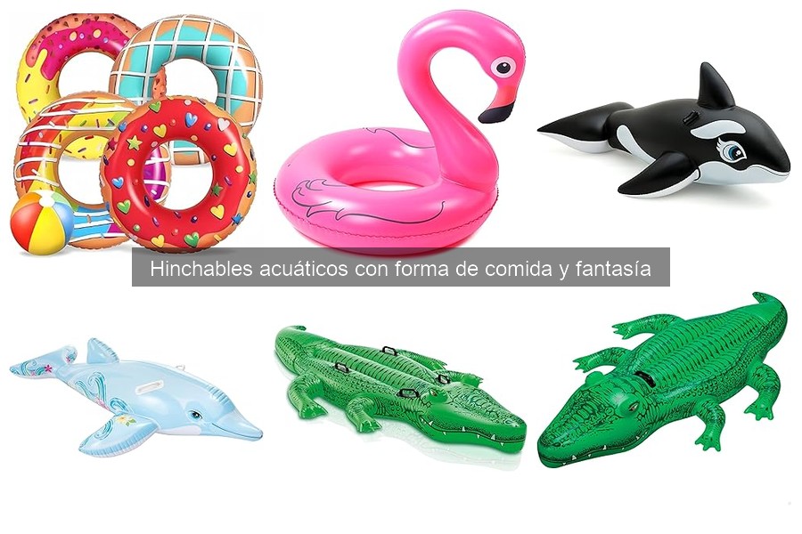 Mejores hinchables acuáticos de comida y fantasía para niños