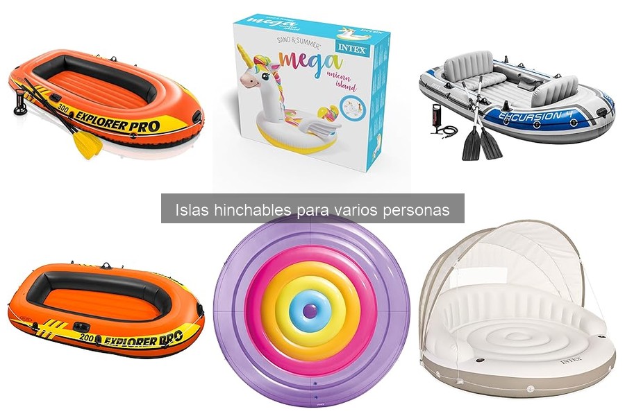 Mejores islas hinchables para familias grandes en 2023