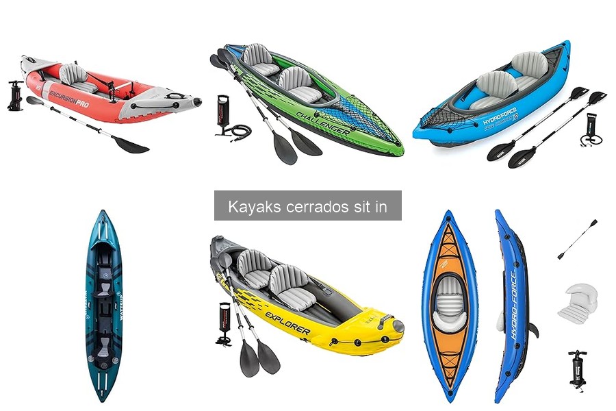 Mejores kayaks cerrados sit in para principiantes