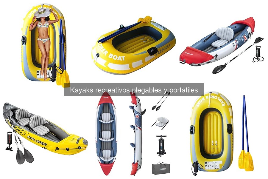 Mejores kayaks plegables para principiantes: comparativa
