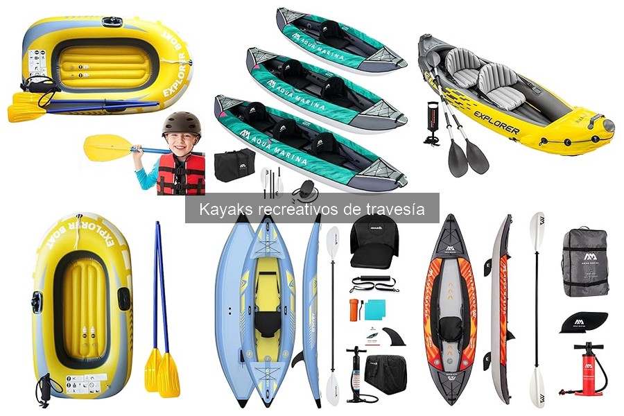 Mejores kayaks recreativos de travesía para principiantes