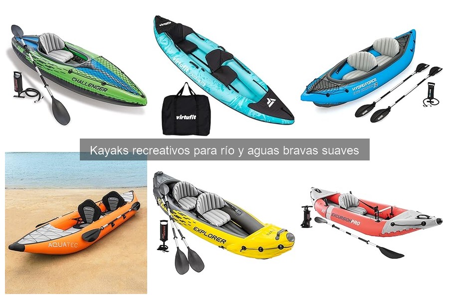 Mejores kayaks recreativos para familias: comparativa y consejos