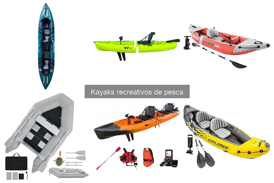 Mejores kayaks recreativos para pesca en 2023: comparativa