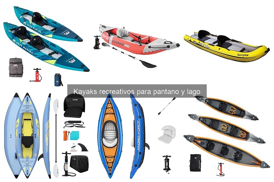 Mejores kayaks recreativos para principiantes: comparativa