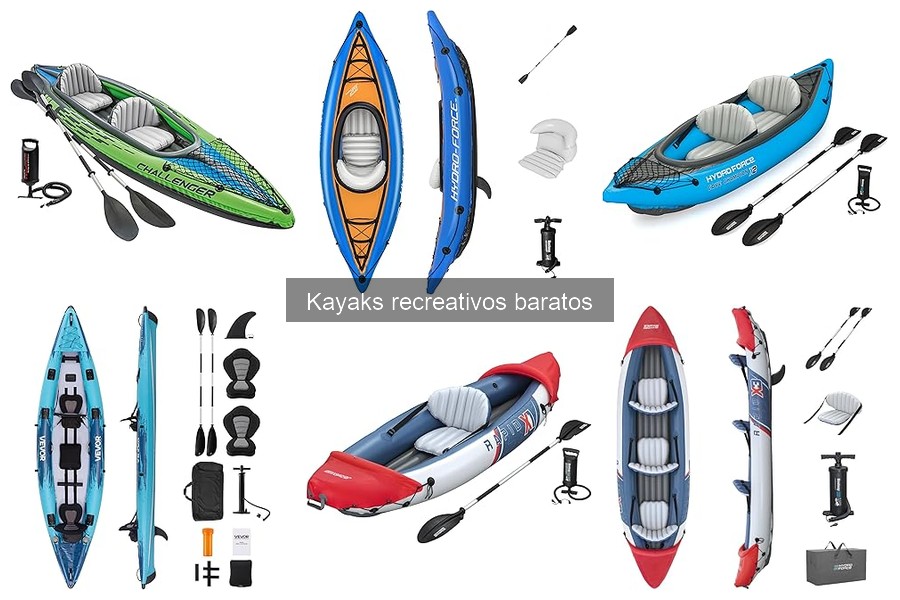 Mejores kayaks recreativos para principiantes en 2023