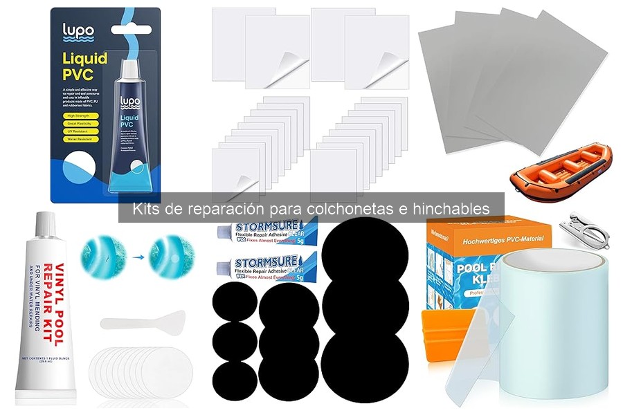 Mejores kits de reparación para colchonetas e hinchables