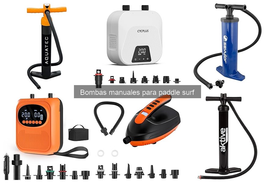 Mejores marcas de bombas manuales para paddle surf comparativa