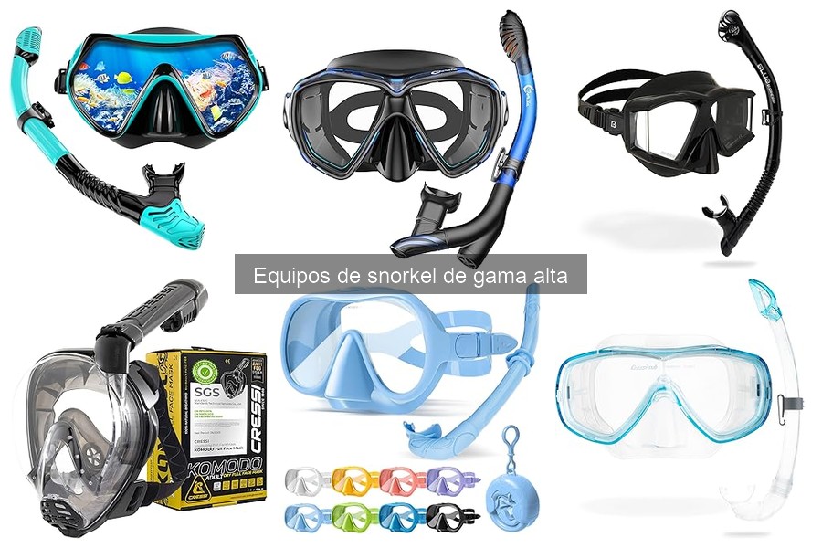 Mejores marcas de equipos de snorkel de gama alta