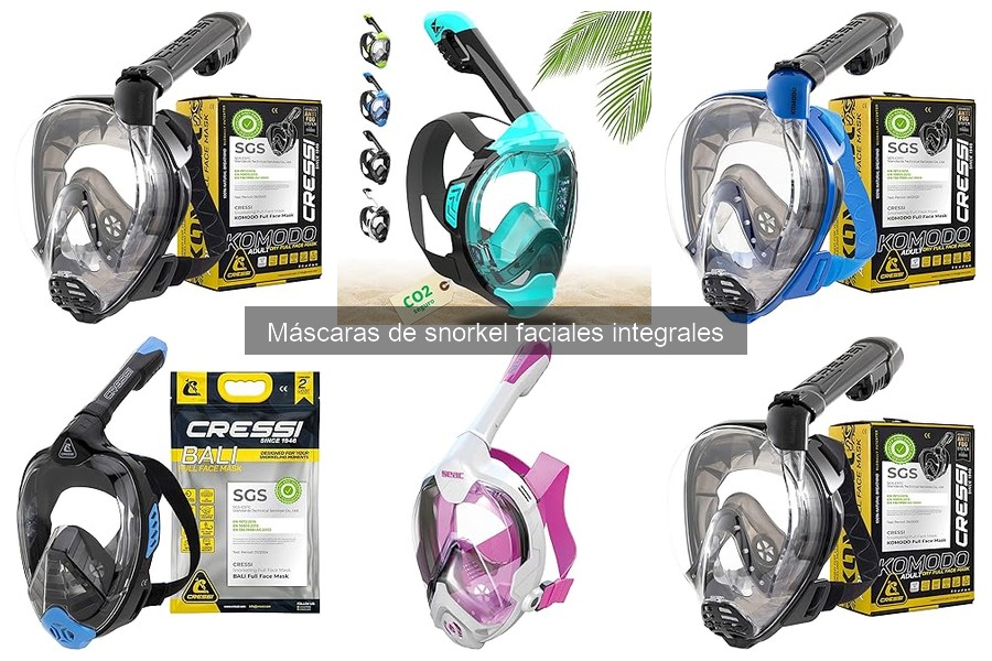 Mejores máscaras de snorkel faciales para principiantes