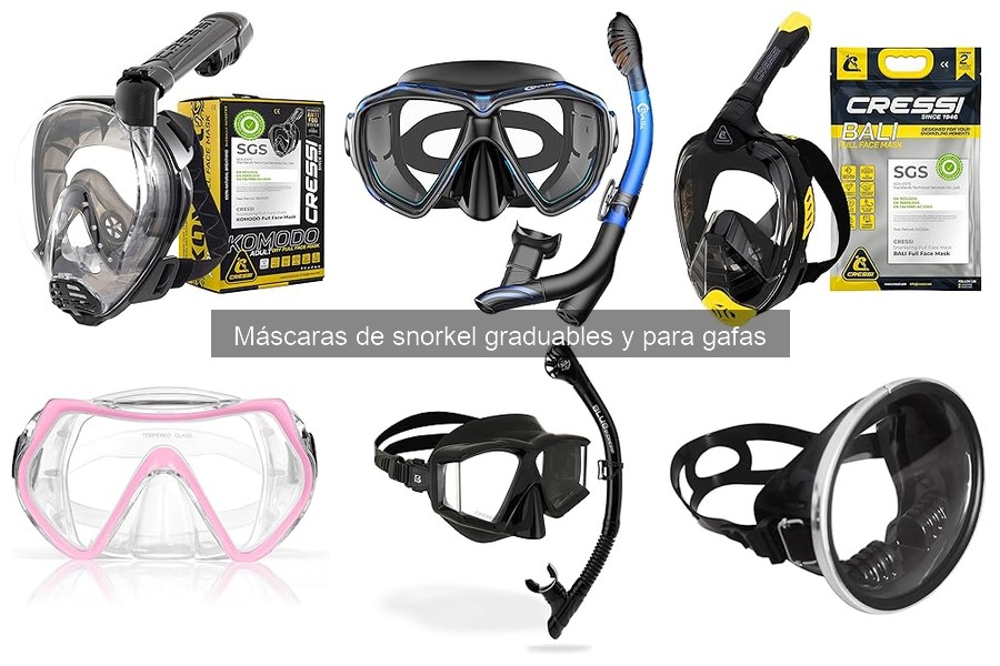 Mejores máscaras de snorkel graduadas para principiantes