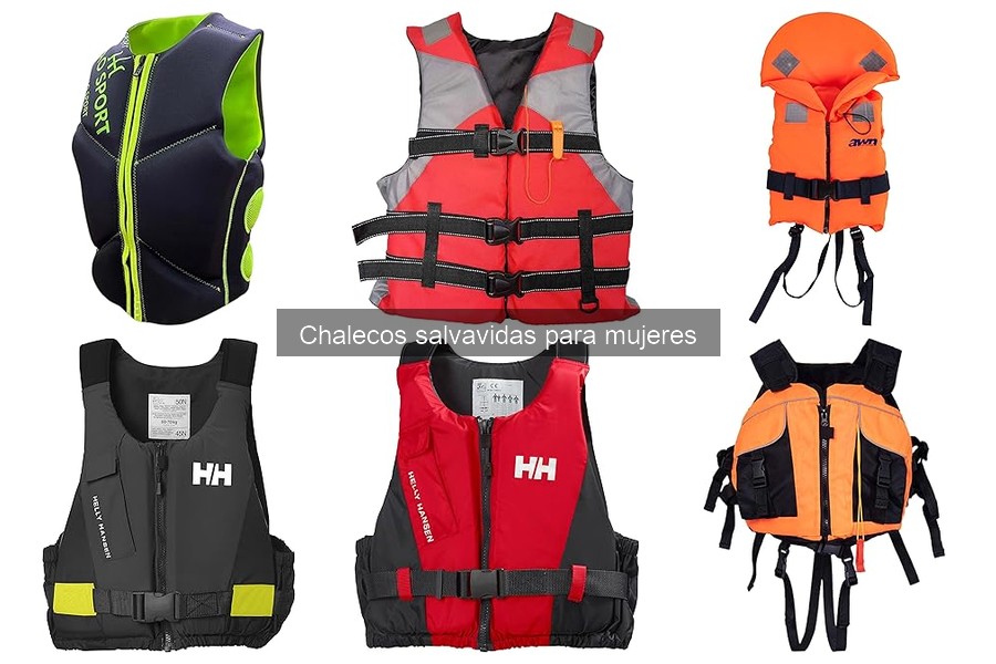 Mejores materiales en chalecos salvavidas para mujeres