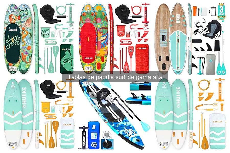 Mejores materiales para tablas de paddle surf de gama alta