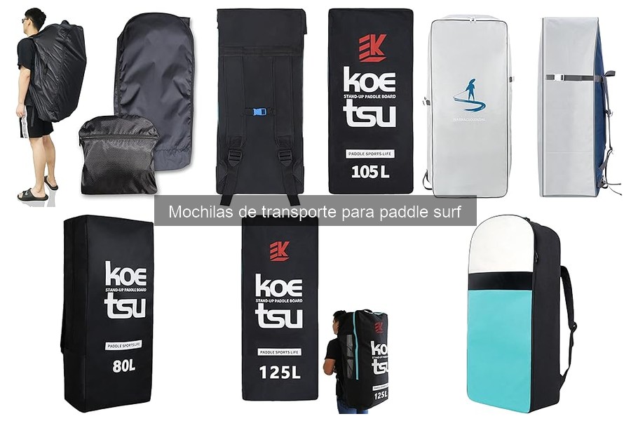Mejores mochilas de transporte para paddle surf: comparativa