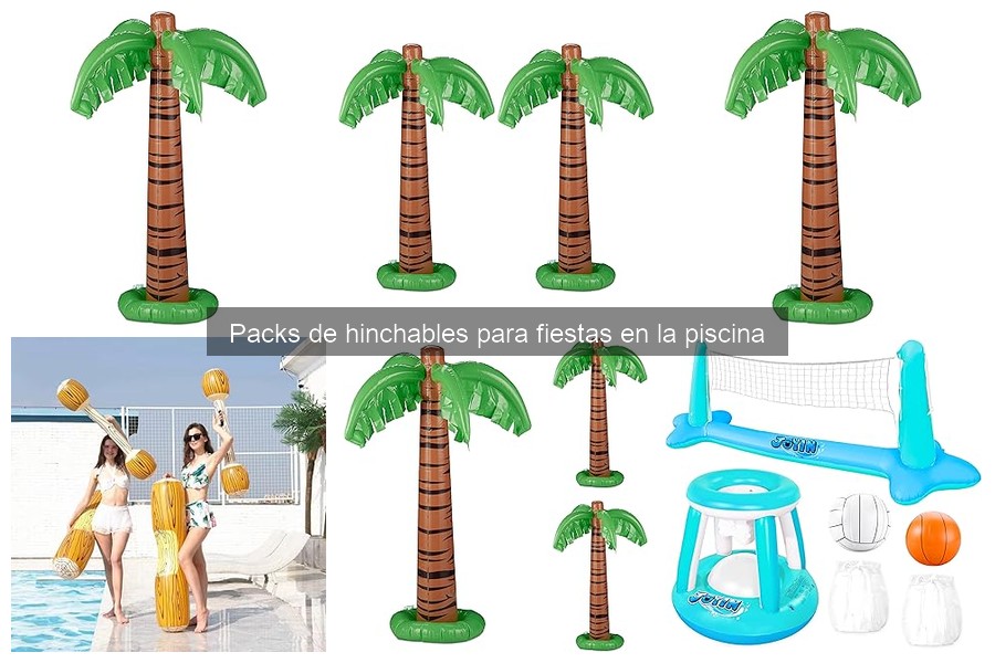 Mejores packs de hinchables para fiestas en la piscina 2023