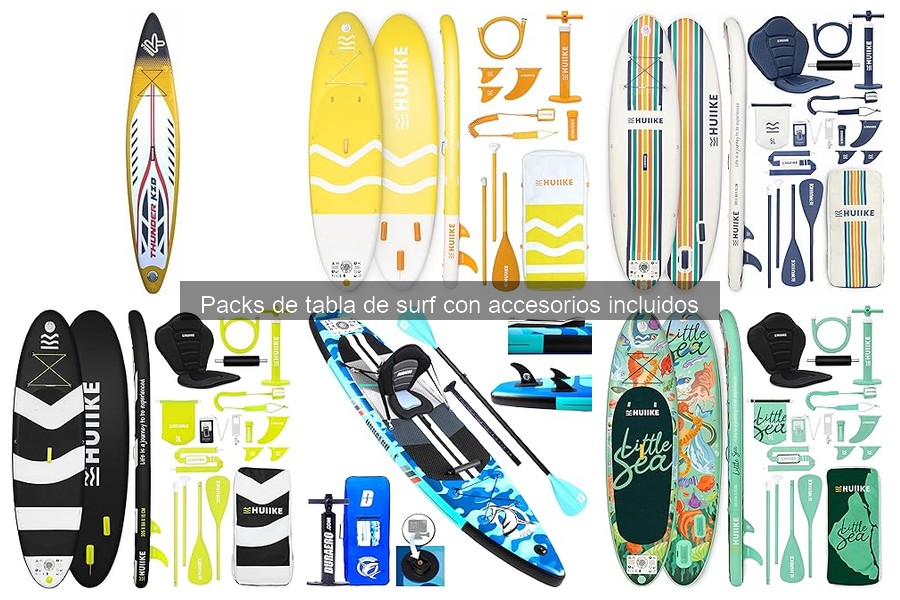 Mejores Packs de Tabla de Surf con Accesorios Incluidos