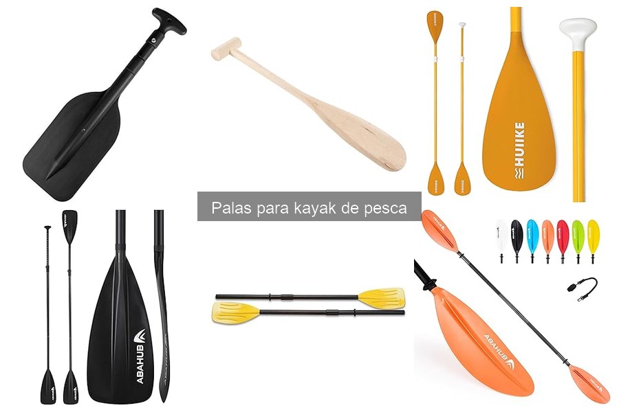 Mejores palas para kayak de pesca en condiciones difíciles