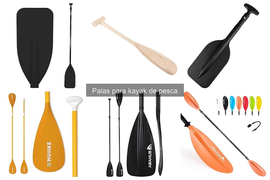 Mejores palas para kayak de pesca en largas distancias