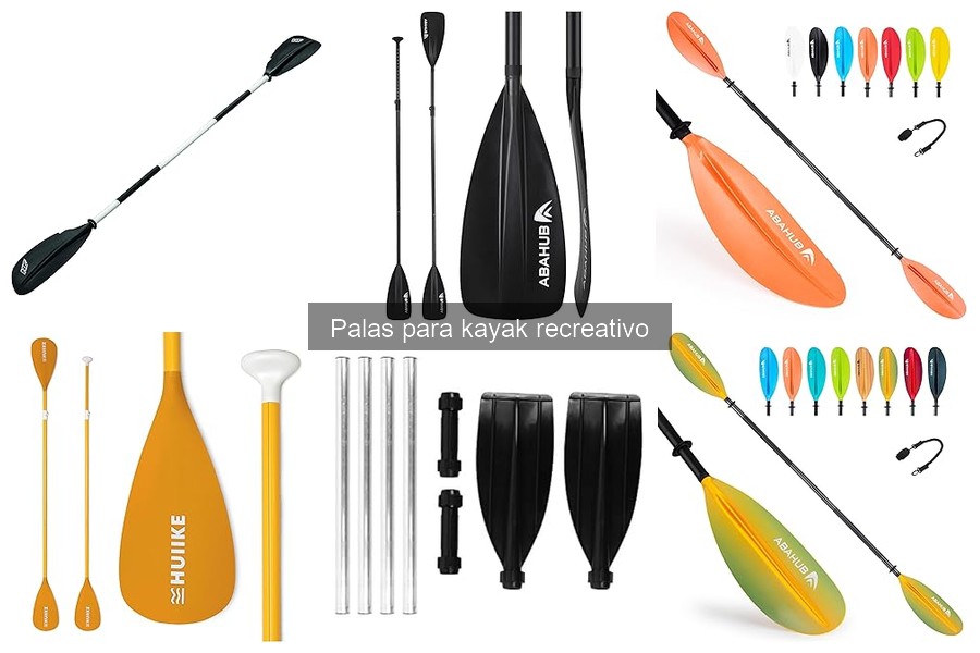 Mejores palas para kayak recreativo según tu experiencia
