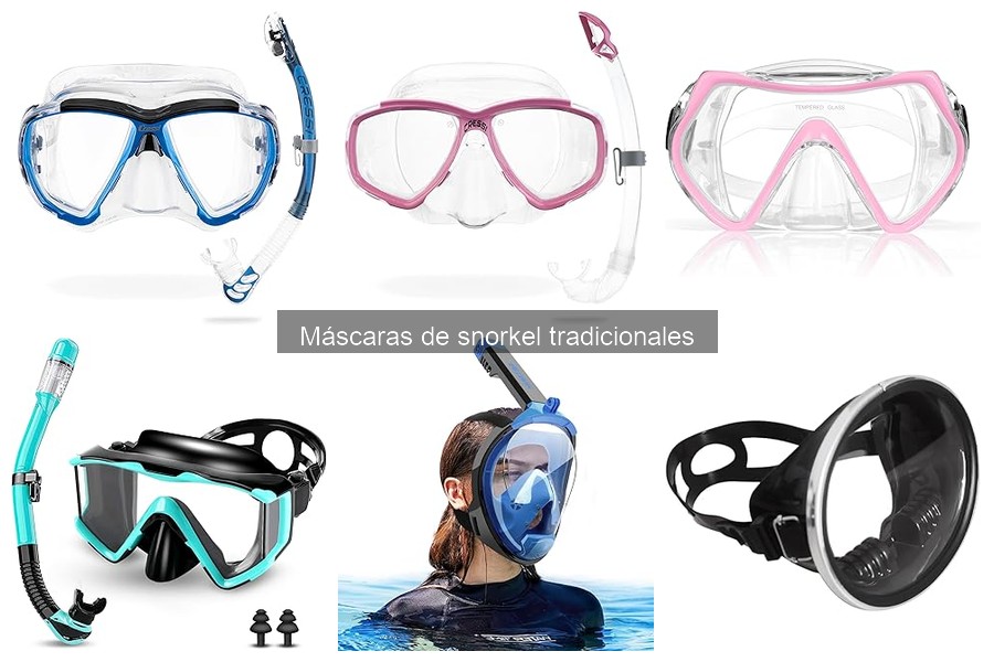Mejores precios y dónde comprar máscaras de snorkel tradicionales