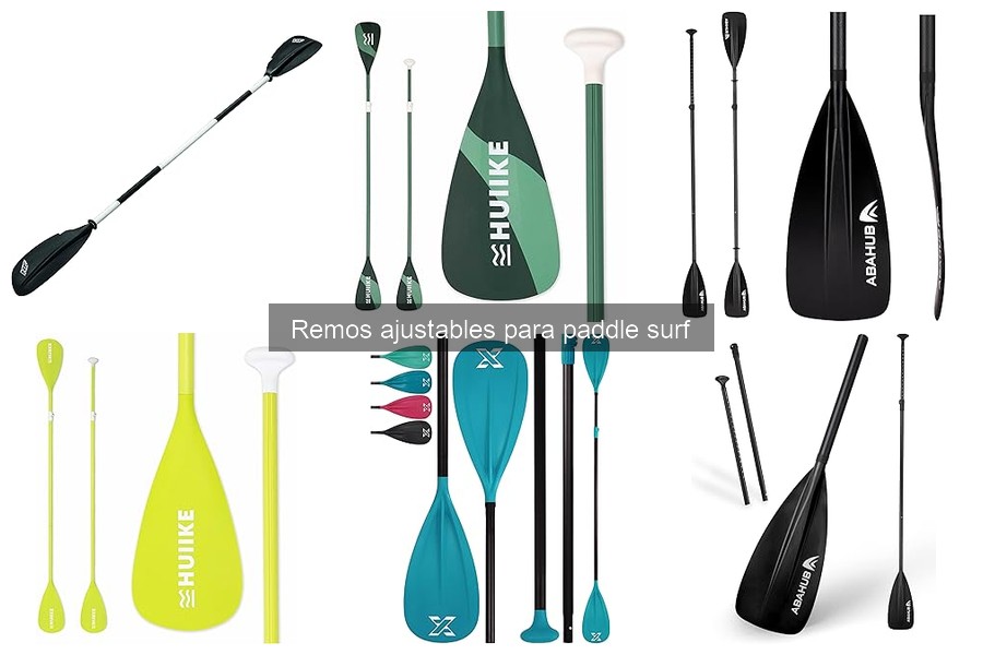 Mejores remos ajustables para principiantes en paddle surf
