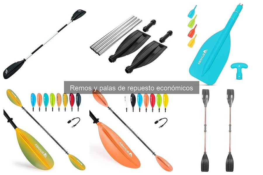 Mejores remos y palas de repuesto económicos para principiantes