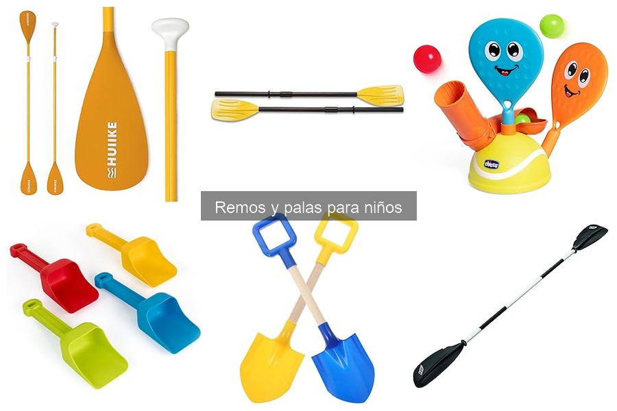 Mejores remos y palas para niños en deportes acuáticos