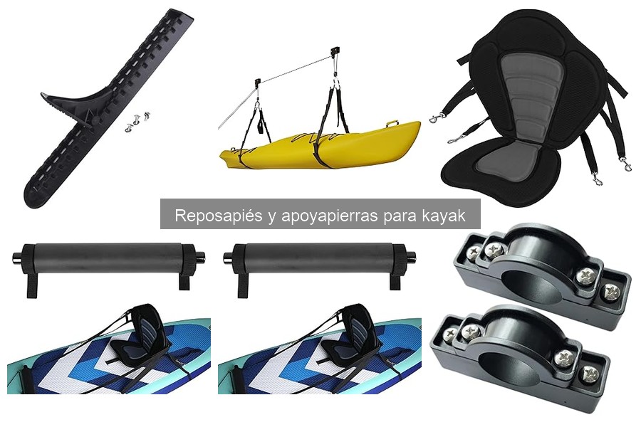 Mejores reposapiés para kayaking recreativo: comparativa 2023