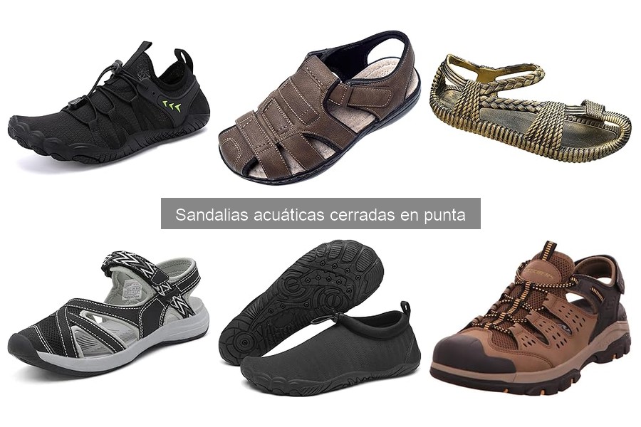Mejores sandalias acuáticas cerradas en punta para kayak