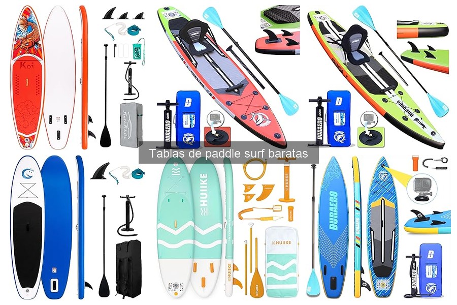 Mejores tablas de paddle surf baratas para principiantes