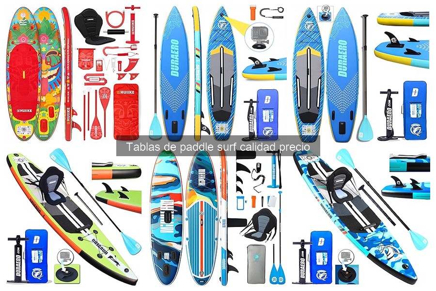 Mejores tablas de paddle surf calidad-precio en 2023