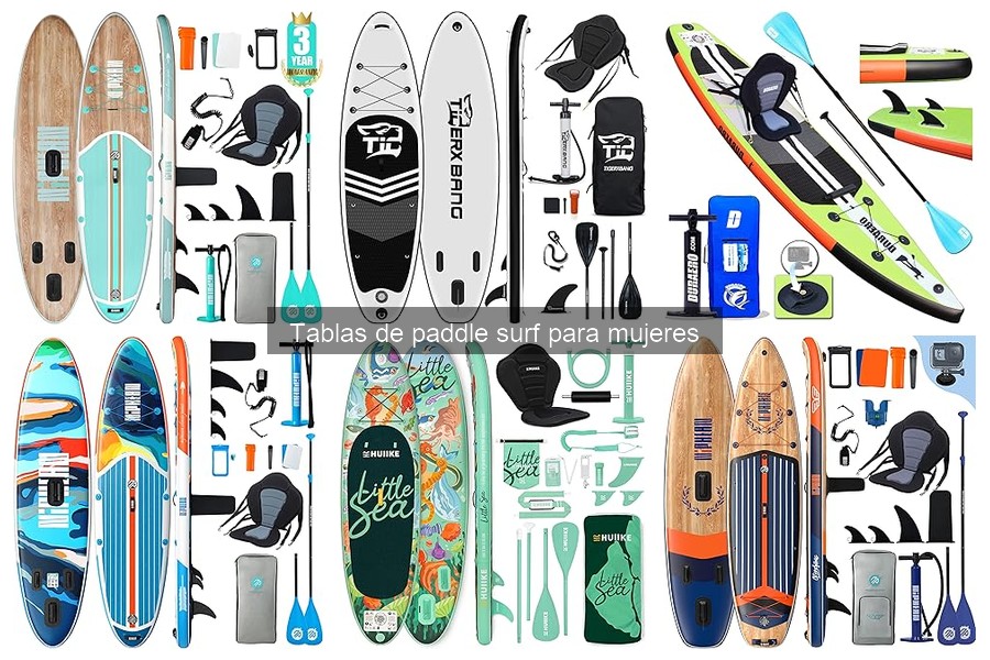Mejores tablas de paddle surf para mujeres: comparativa 2023