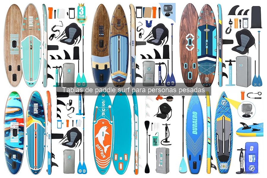 Mejores tablas de paddle surf para personas pesadas 2023