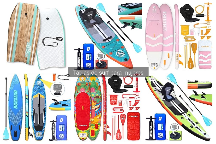 Mejores tablas de surf para mujeres en 2023: comparativa