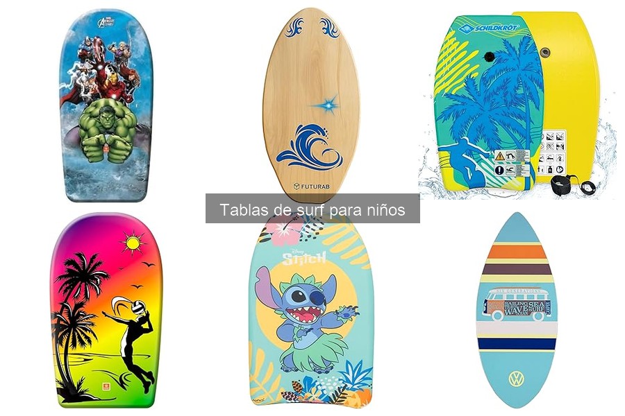 Mejores tablas de surf para niños principiantes en 2023