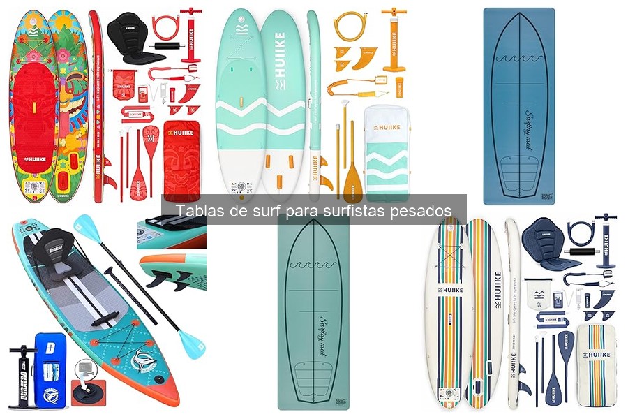 Mejores tablas de surf para surfistas pesados en 2023