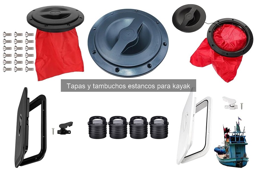 Mejores tapas y tambuchos estancos para kayak 2023