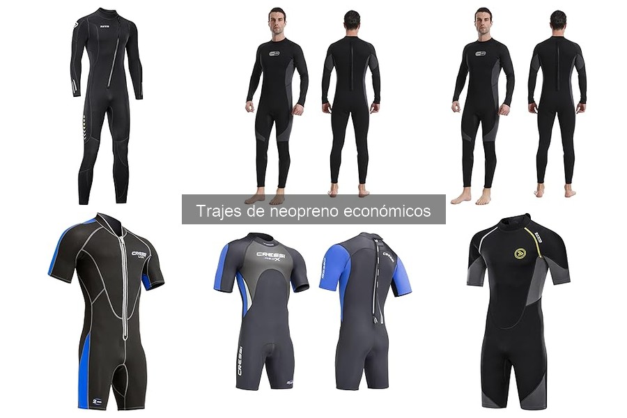 Mejores trajes de neopreno económicos para principiantes